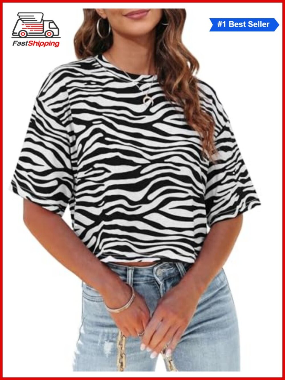 ✨Tankaneo Women's Half Sleeve Crop Top Casual Cropped T-Shirt